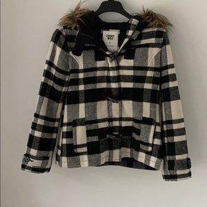 Limited Too Women’s/Kid’s Plaid Coat